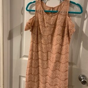 Blush Pink Monteau Dress